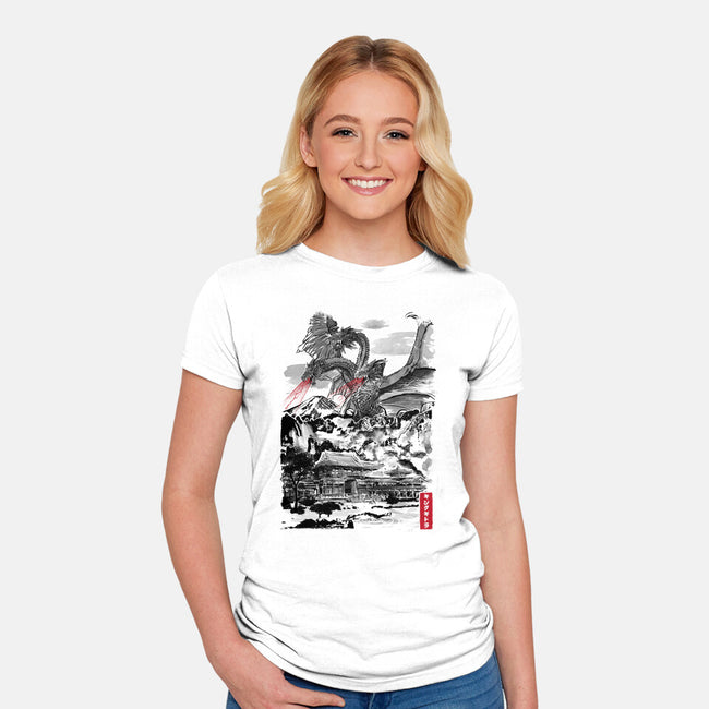 The Rise of the King of Terror-womens fitted tee-DrMonekers