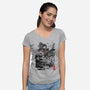 The Rise of the King of Terror-womens v-neck tee-DrMonekers