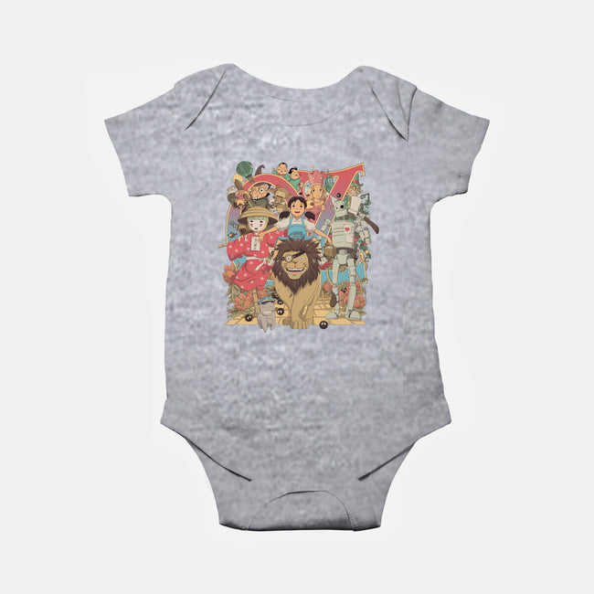 The Road to Oz-baby basic onesie-saqman