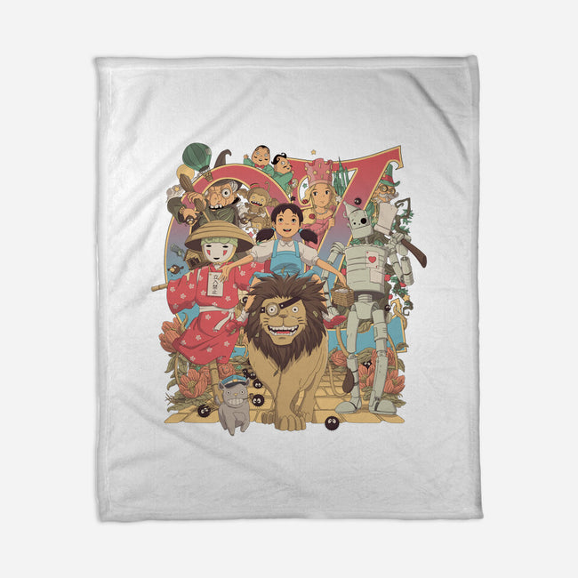 The Road to Oz-none fleece blanket-saqman