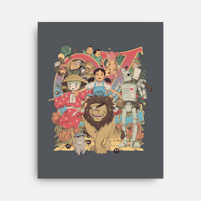 The Road to Oz-none stretched canvas-saqman