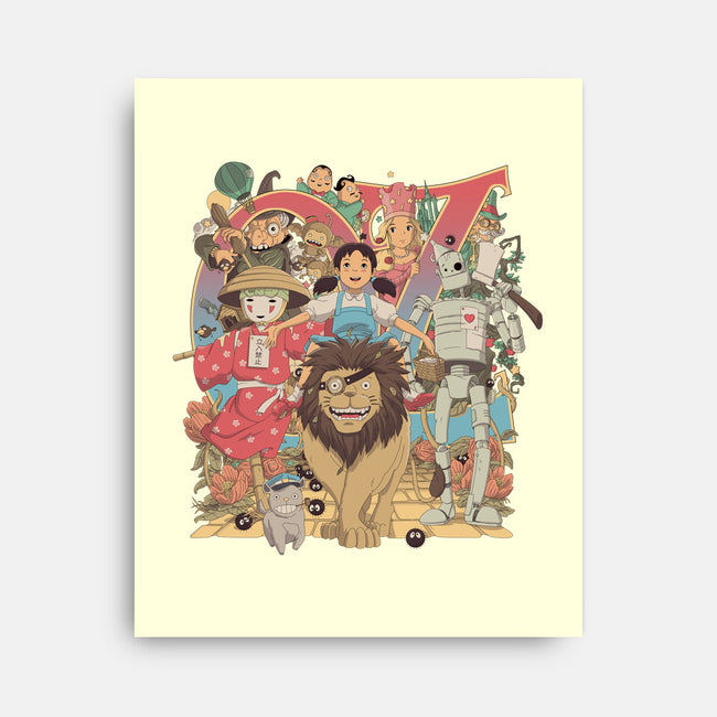 The Road to Oz-none stretched canvas-saqman