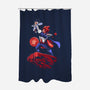 The Saiyan King-none polyester shower curtain-javiclodo