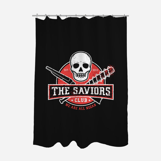 The Saviors Club-none polyester shower curtain-paulagarcia