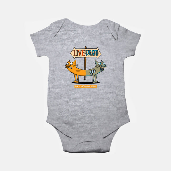 The Schrodinger Series!-baby basic onesie-Raffiti