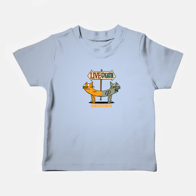 The Schrodinger Series!-baby basic tee-Raffiti