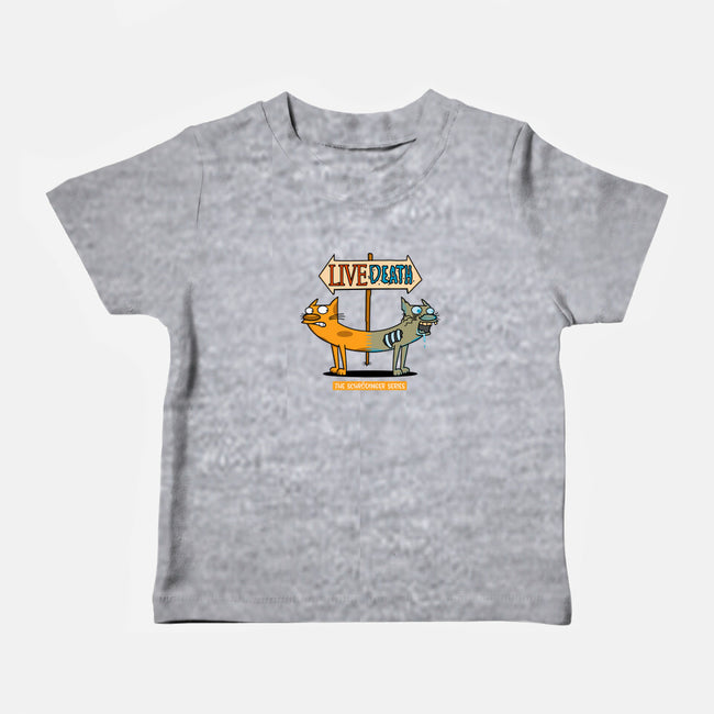 The Schrodinger Series!-baby basic tee-Raffiti