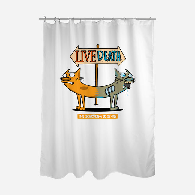The Schrodinger Series!-none polyester shower curtain-Raffiti