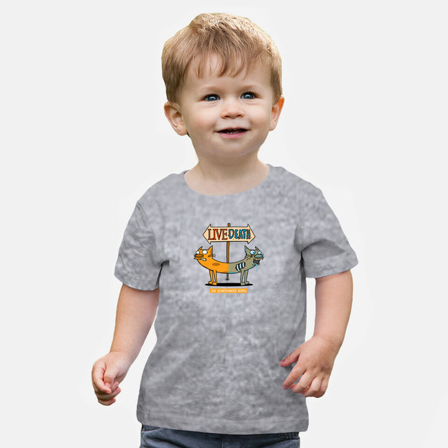 The Schrodinger Series!-baby basic tee-Raffiti