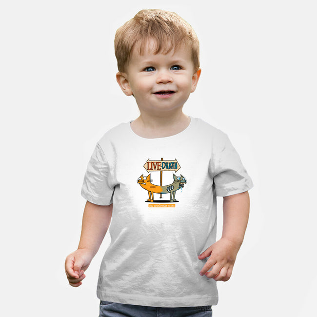The Schrodinger Series!-baby basic tee-Raffiti