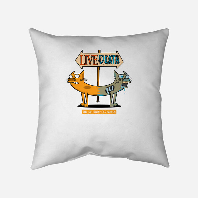 The Schrodinger Series!-none removable cover throw pillow-Raffiti