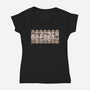 The Seven Daily Meals-womens v-neck tee-queenmob
