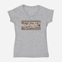 The Seven Daily Meals-womens v-neck tee-queenmob