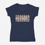 The Seven Daily Meals-womens v-neck tee-queenmob