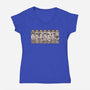 The Seven Daily Meals-womens v-neck tee-queenmob