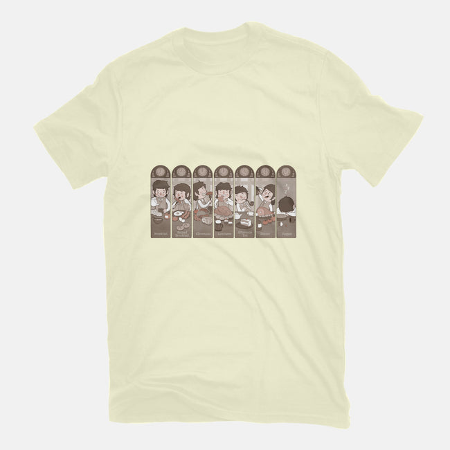 The Seven Daily Meals-mens heavyweight tee-queenmob