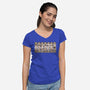 The Seven Daily Meals-womens v-neck tee-queenmob