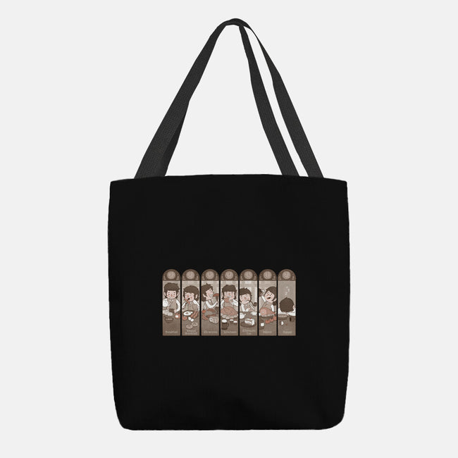 The Seven Daily Meals-none basic tote-queenmob