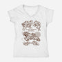 The Smuggler's Map-womens v-neck tee-Missy Corey