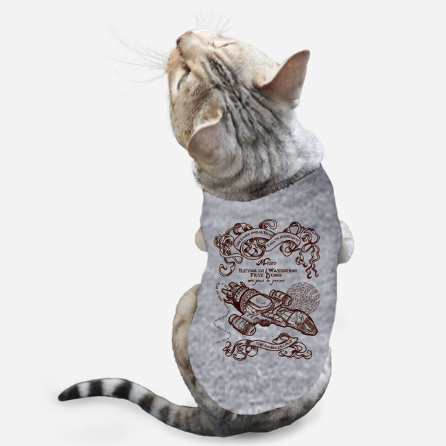 The Smuggler's Map-cat basic pet tank-Missy Corey