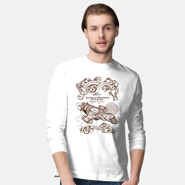 The Smuggler's Map-mens long sleeved tee-Missy Corey