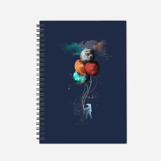 The Spaceman's Trip-none dot grid notebook-gloopz