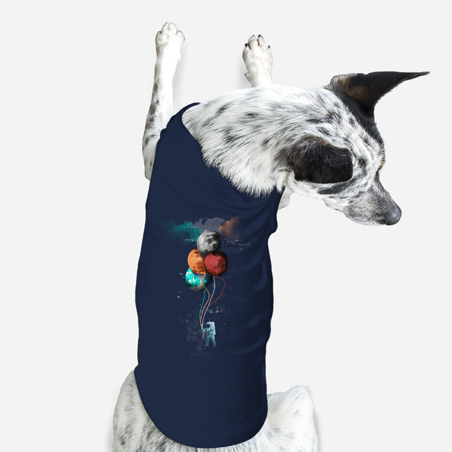 The Spaceman's Trip-dog basic pet tank-gloopz