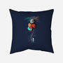 The Spaceman's Trip-none removable cover w insert throw pillow-gloopz