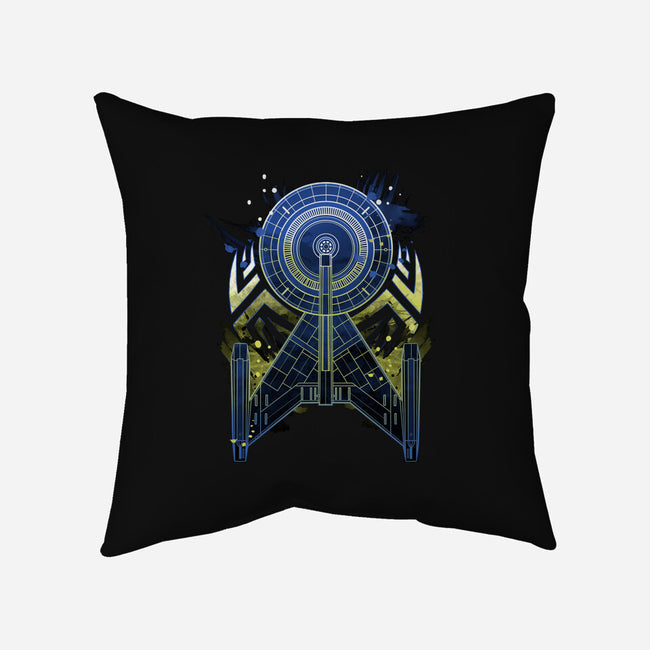 The Spaceship-none removable cover w insert throw pillow-xMorfina