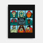 The Spooky Bunch-none stretched canvas-RBucchioni