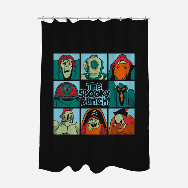 The Spooky Bunch-none polyester shower curtain-RBucchioni