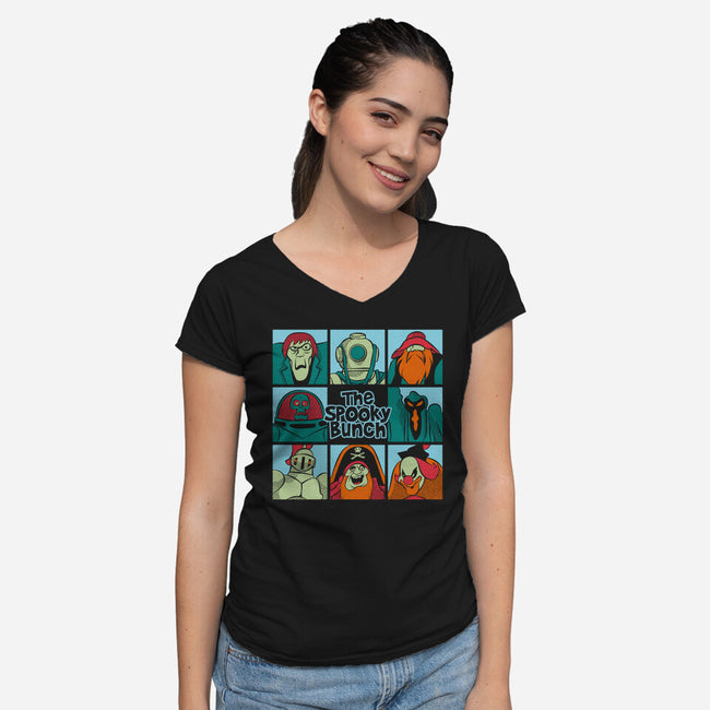 The Spooky Bunch-womens v-neck tee-RBucchioni