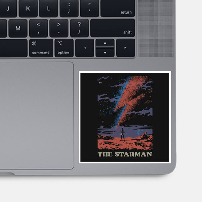The Starman-none glossy sticker-gloopz