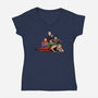 The Sunnydale Club-womens v-neck tee-dandstrbo