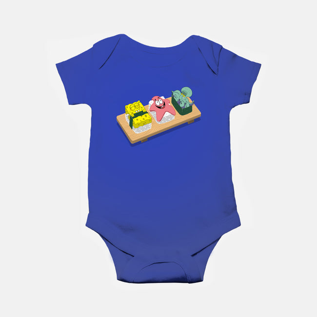 The Sushi Star-baby basic onesie-Ionfox