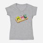 The Sushi Star-womens v-neck tee-Ionfox