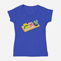 The Sushi Star-womens v-neck tee-Ionfox