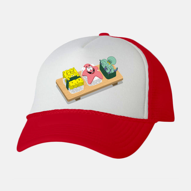 The Sushi Star-unisex trucker hat-Ionfox