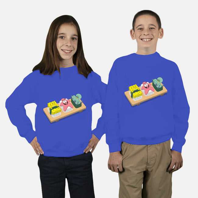 The Sushi Star-youth crew neck sweatshirt-Ionfox