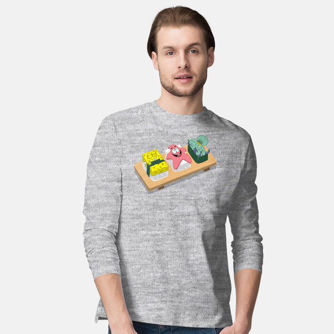 The Sushi Star-mens long sleeved tee-Ionfox