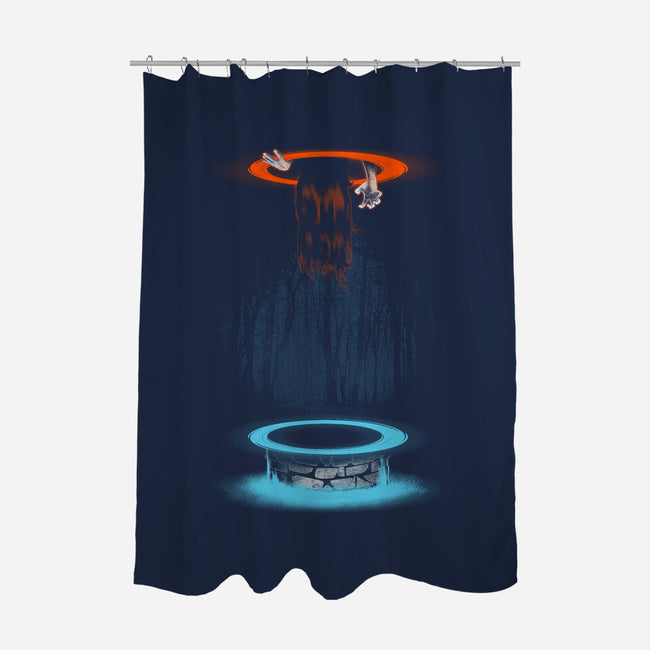 The Tape is a Lie-none polyester shower curtain-javiclodo