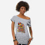 The Travelers-womens off shoulder tee-Aphte