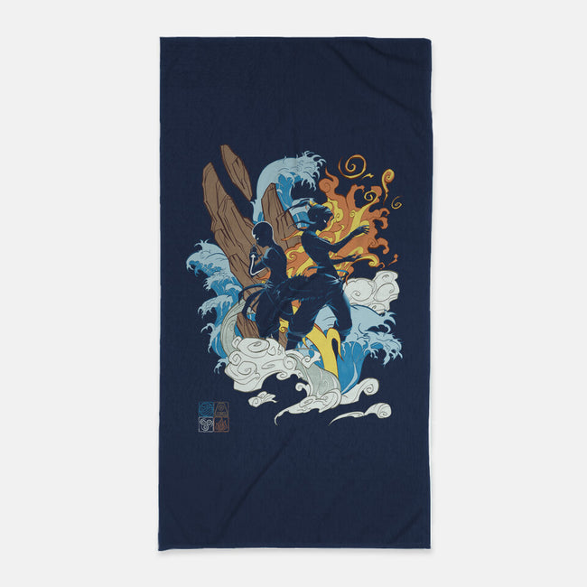 The Two Avatars-none beach towel-idriu95