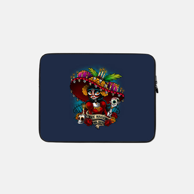 The Wager Is Set-none zippered laptop sleeve-Bamboota