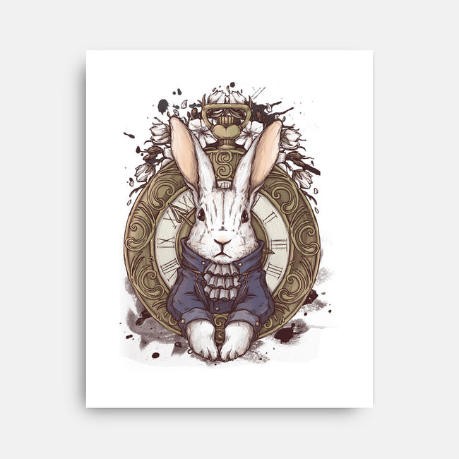 The White Rabbit-none stretched canvas-xMorfina