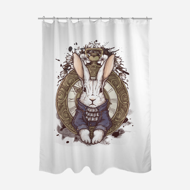 The White Rabbit-none polyester shower curtain-xMorfina