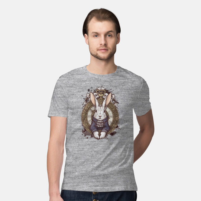 The White Rabbit-mens premium tee-xMorfina