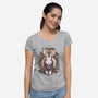 The White Rabbit-womens v-neck tee-xMorfina