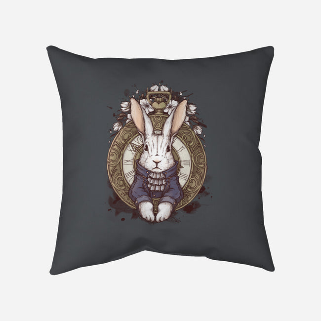 The White Rabbit-none removable cover w insert throw pillow-xMorfina