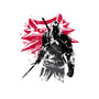 The Witcher Sumi-e-none removable cover w insert throw pillow-DrMonekers